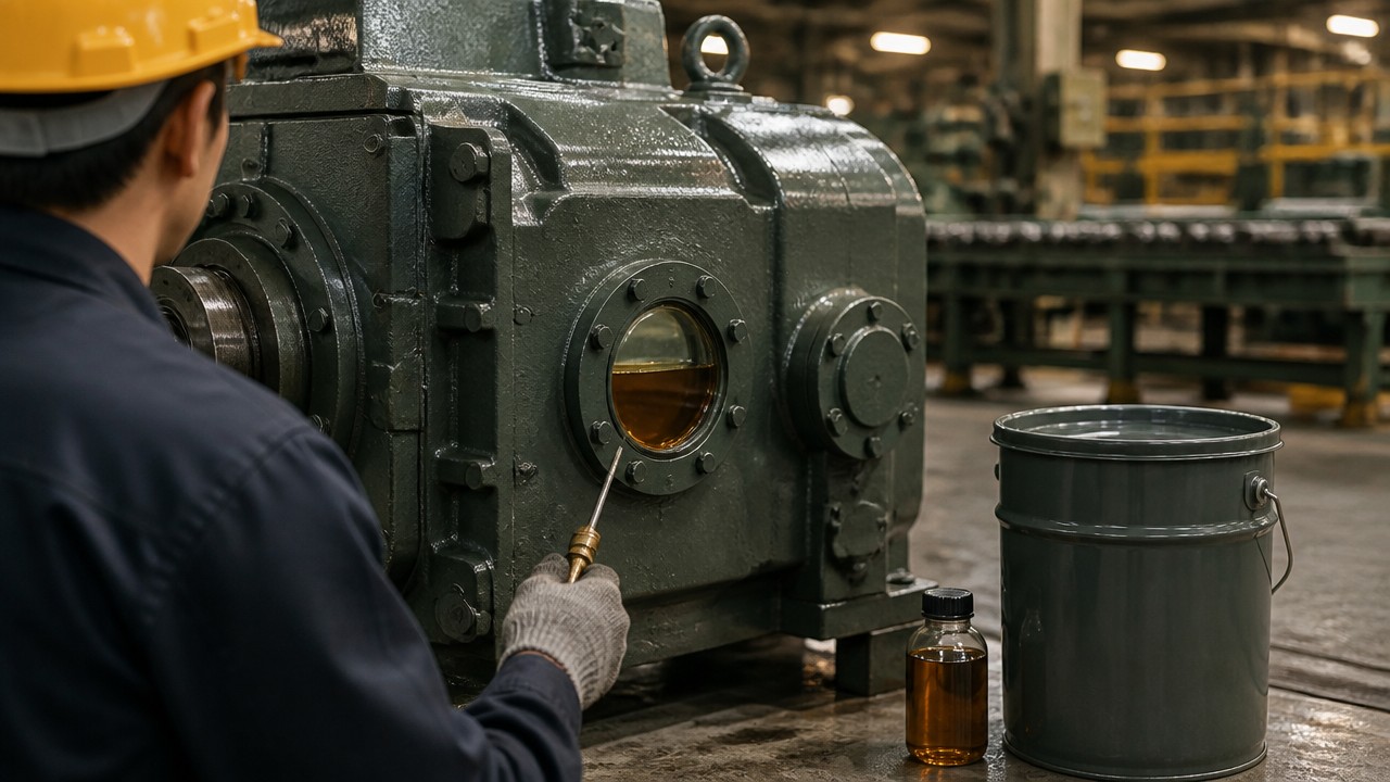 13 gl4 industrial gear oil content sightglass